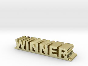 Perfect golden words business/birthday gift  " WIN in 18K Gold Plated