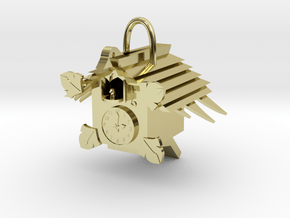 Cuckoo clock in 18K Gold Plated