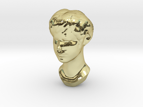 Female Head 2 in 18K Gold Plated