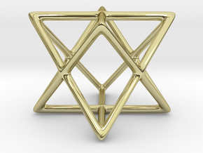 Star Tetrahedron Pendant in 18K Gold Plated