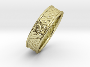Celtic Triangles 16mm in 18K Gold Plated