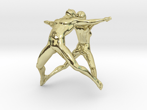 Hooped Figures - Joy - 20mm in 18K Gold Plated