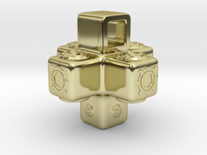 Cube in 18K Gold Plated