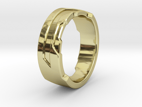 Ring Size P in 18K Gold Plated