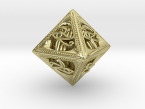 Millennium Dice in 18K Gold Plated