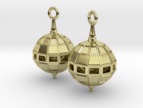 Globe Earrings in 18K Gold Plated