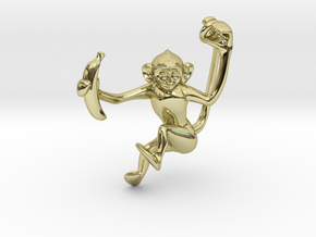 Lucky Monkey in 18K Gold Plated