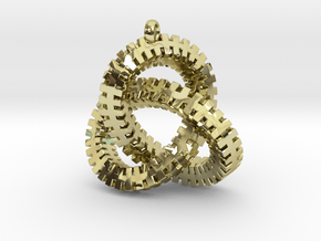 Escher Knot Pendant in 18K Gold Plated