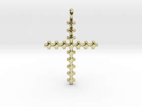 CROSS Cubism Jewelry Pendant in Silver | Gold in 18K Gold Plated