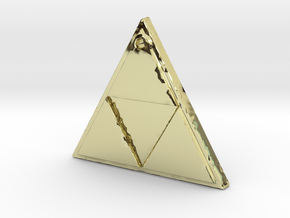 Zelda Triforce Logo Necklace in 18K Gold Plated