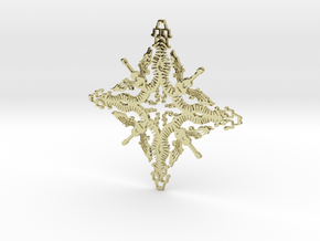 Musician Snowflake in 18K Gold Plated