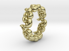Six Clouds size:8.5 in 18K Gold Plated