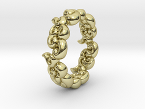 Six Clouds size:9.5 in 18K Gold Plated