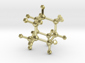 Adamantane in 18K Gold Plated