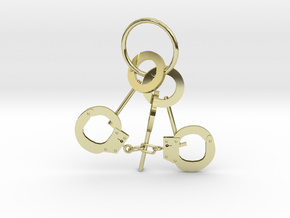 Handcuffs in 18K Gold Plated
