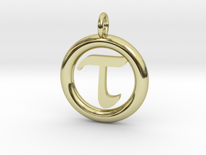 Tau Open Unit(cm) Pendant in 18K Gold Plated