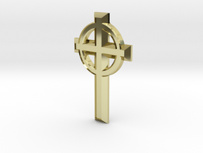Smykke - Keltisk kors vedhæng in 18K Gold Plated