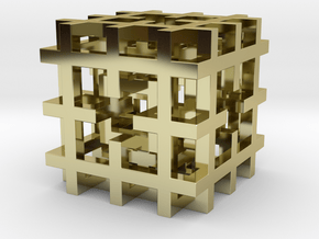 Basic Menger 20mm in 18K Gold Plated