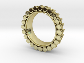 Bullet ring(size = USA 7-7.5) in 18K Gold Plated