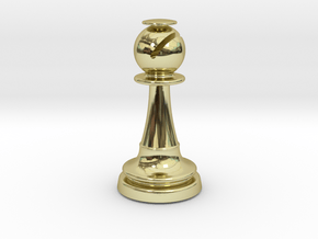 Inception Bishop Chess Piece (Heavy) in 18K Gold Plated