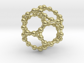 Truncated Dodecahedron in 18K Gold Plated