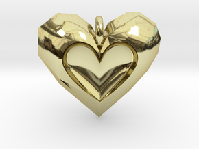 Heart Pendant V2 in 18K Gold Plated