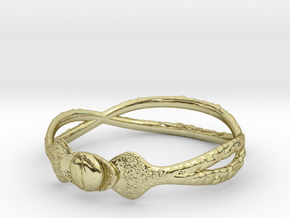 Snake ring(size = USA 5.5) in 18K Gold Plated