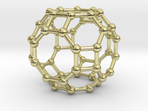 Truncated Cuboctahedron in 18K Gold Plated