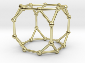 Truncated Cube in 18K Gold Plated