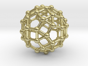 Rhombicosidodecahedron in 18K Gold Plated