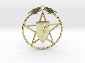 Dros Rock Magier Amulett in 18K Gold Plated