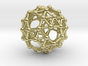 Snub Dodecahedron (left-handed) in 18K Gold Plated
