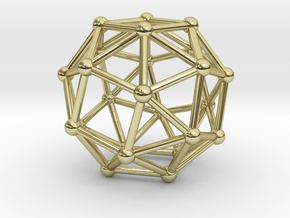 Snub Cube (right-handed) in 18K Gold Plated