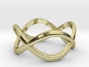 Infinity Ring in 18K Gold Plated