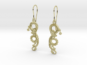 Dragon earrings in 18K Gold Plated