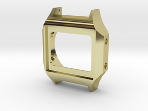 Case for OpenLCDWatch project in 18K Gold Plated