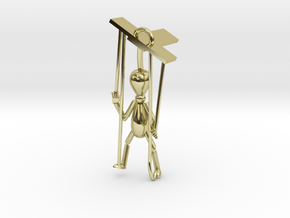 Puppet pendant top in 18K Gold Plated