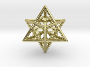 Merkaba Seed Of Life Pendant in 18K Gold Plated