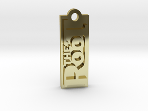 The Root - Bag Tag in 18K Gold Plated