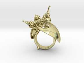 Planetarium Ring - 22mm in 18K Gold Plated