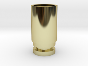 WIDE BORE DRIP TIP (NEEDS O-RING) in 18K Gold Plated