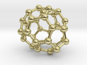 0019 Fullerene c34-4 c2 in 18K Gold Plated