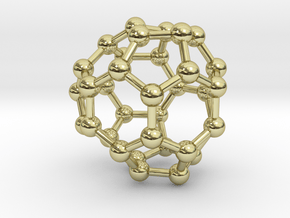 0021 Fullerene c34-6 c3v in 18K Gold Plated