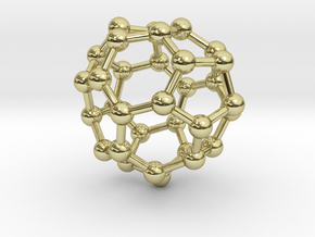 0014 Fullerene c32-5 d3h in 18K Gold Plated