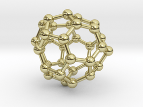 0020 Fullerene c34-5 c2 in 18K Gold Plated