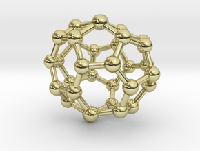 0015 Fullerene c32-6 d3 in 18K Gold Plated