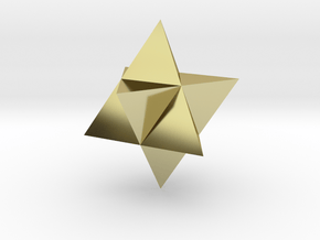 Star Tetrahedron (Merkaba) in 18K Gold Plated