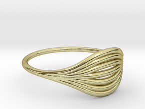 Flow Ring 01  in 18K Gold Plated