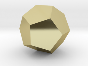 Dodecahedron in 18K Gold Plated