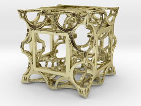 Fractal Box DS42 75mm in 18K Gold Plated